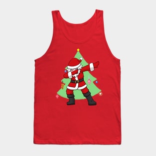 Anime Dabbing Santa Tank Top